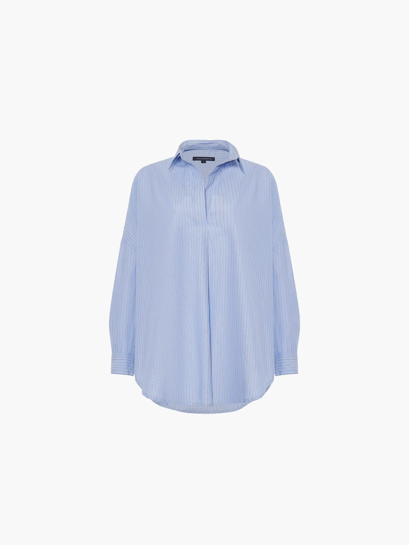 French Connection Bega Stripe Dip-Hem Shirt 7 French Connection Bega Stripe Dip-Hem Shirt