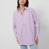 French Connection Bega Striped Dip-Hem Shirt Sale