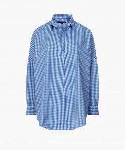 French Connection Sale Tatus Check Popover Shirt