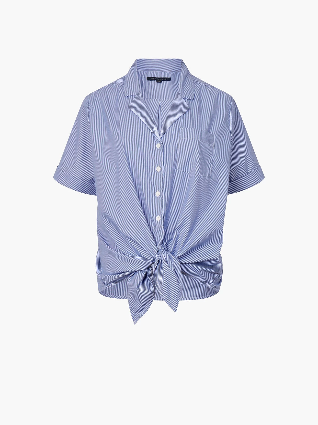 French Connection Sale Tatus Stripe Tie Front Shirt 7 French Connection Sale Tatus Stripe Tie Front Shirt