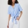 French Connection Sale Tatus Stripe Tie Front Shirt