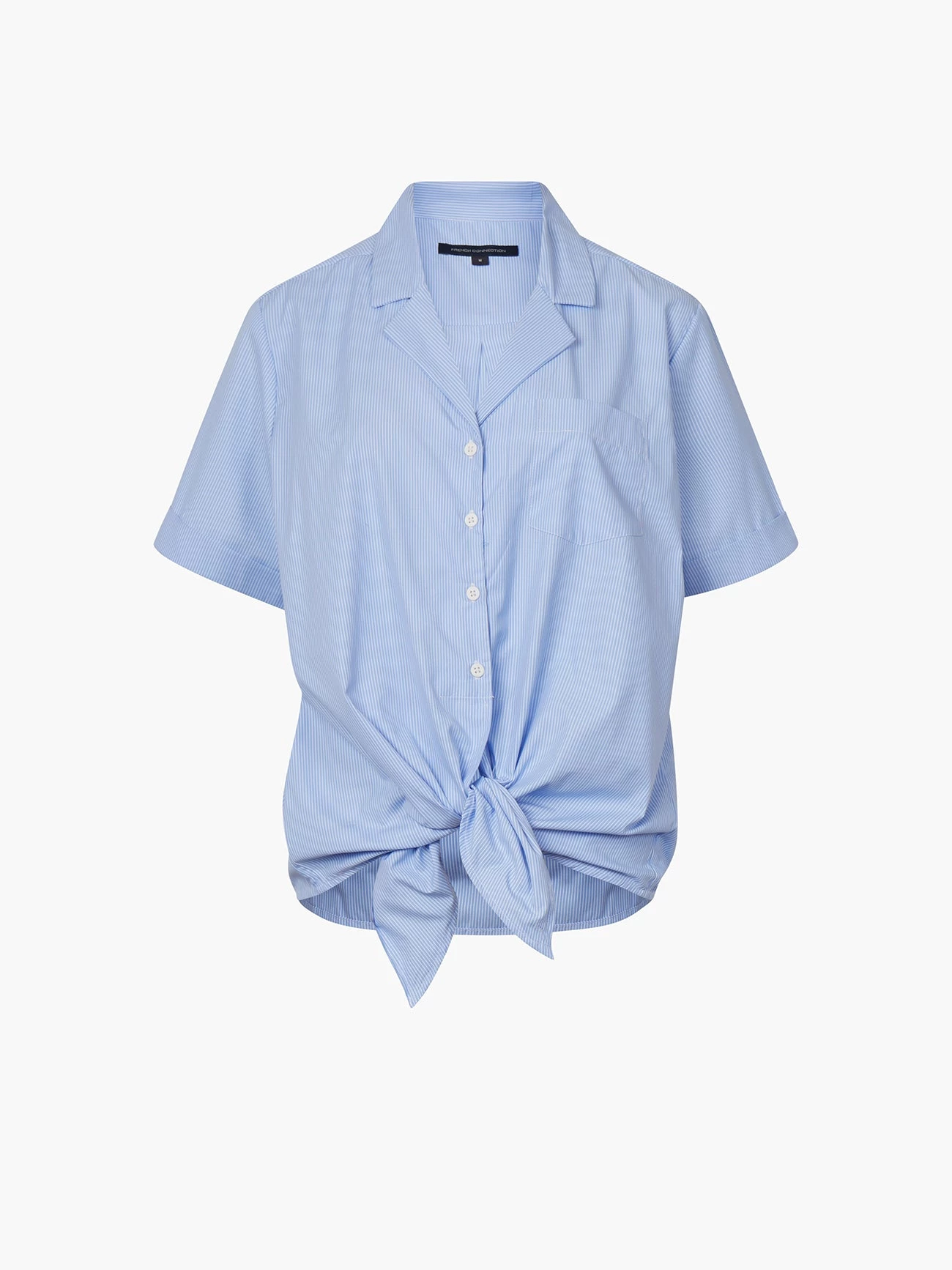 French Connection Sale Tatus Stripe Tie Front Shirt 7 French Connection Sale Tatus Stripe Tie Front Shirt