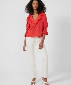 French Connection Crepe Light Ruffle Blouse View All