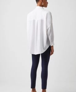 French Connection Rhodes Crepe Pop Over Shirt Shirts