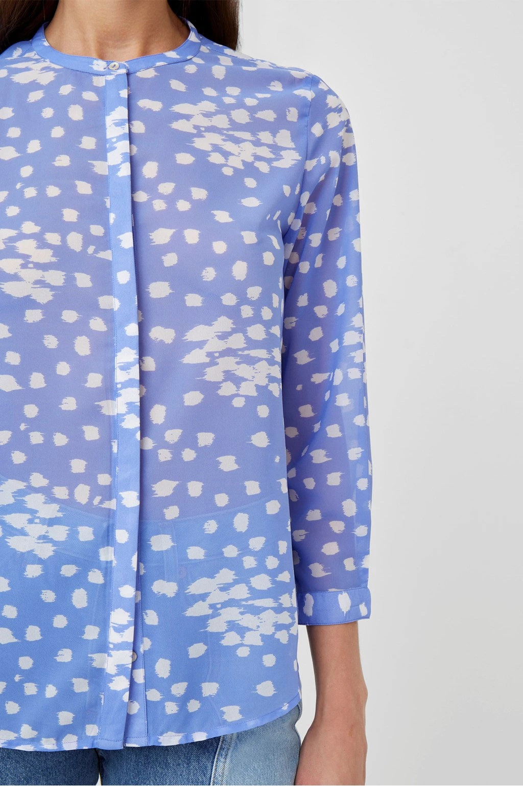 French Connection Lynx Georgette Blouse 6 French Connection Lynx Georgette Blouse