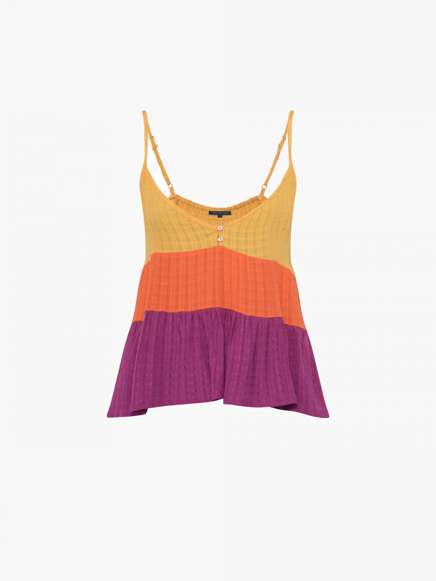 French Connection View All Adira Birch Tiered Strappy Top 7 French Connection View All Adira Birch Tiered Strappy Top