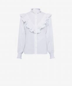 French Connection Organic Rhodes Poplin Smock Top Tops