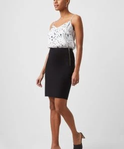 French Connection Street Twill Pencil Skirt