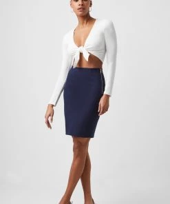 French Connection Street Twill Pencil Skirt Sale