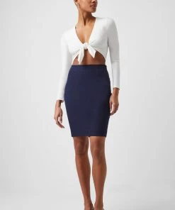 French Connection Street Twill Pencil Skirt Sale