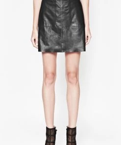 French Connection Last Chance To Buy Jetson Leather Skirt