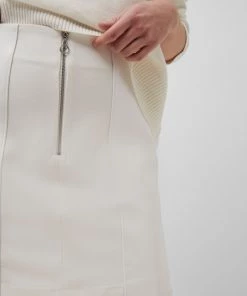 French Connection Eatha Patent Mix Skirt