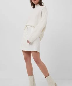 French Connection Eatha Patent Mix Skirt