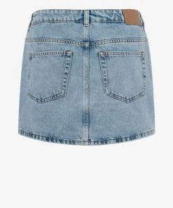 French Connection Sale Poppie Organic Denim Mini Skirt