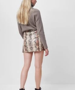 French Connection Bonnie Snake Print Mini Skirt Sale