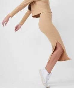 French Connection Sale Tommy Ribbed Side Split Skirt 11 French Connection Sale Tommy Ribbed Side Split Skirt
