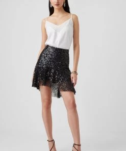 French Connection Cintralla Sequin Skirt