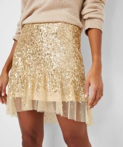 French Connection Last Chance To Buy Cintralla Sequin Skirt