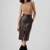 French Connection Calidinas Leather Skirt Sale