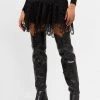 French Connection Gina Lace Mix Mini Skirt Sale