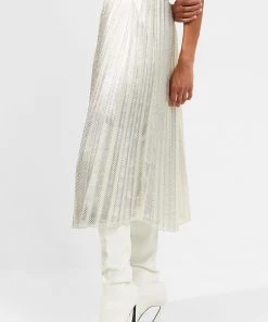 French Connection Frida Foil Midi Skirt