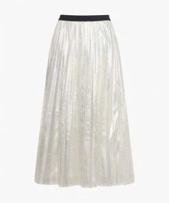 French Connection Frida Foil Midi Skirt
