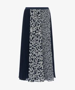 French Connection Helena Recycled Pleated Panel Skirt Sale