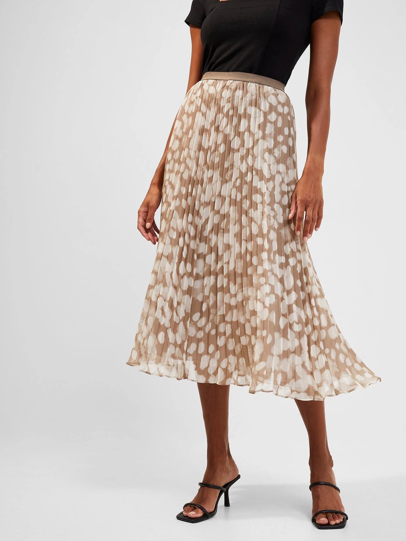 French Connection Skirts & Shorts Eva Crinkle Pleated Midi Skirt 3 French Connection Skirts & Shorts Eva Crinkle Pleated Midi Skirt