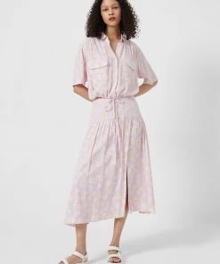 French Connection Sales 2022 23 French Connection Doria Colette Tie Cropped Shirt New In