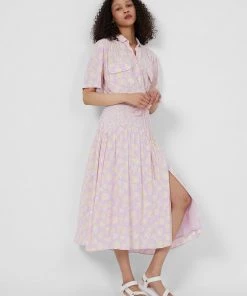 French Connection Doria Colette Tie Cropped Shirt New In