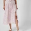 French Connection Doria Colette Split Midi Skirt 2 French Connection Doria Colette Split Midi Skirt