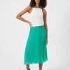 French Connection New In Ella Pleated Midi Skirt