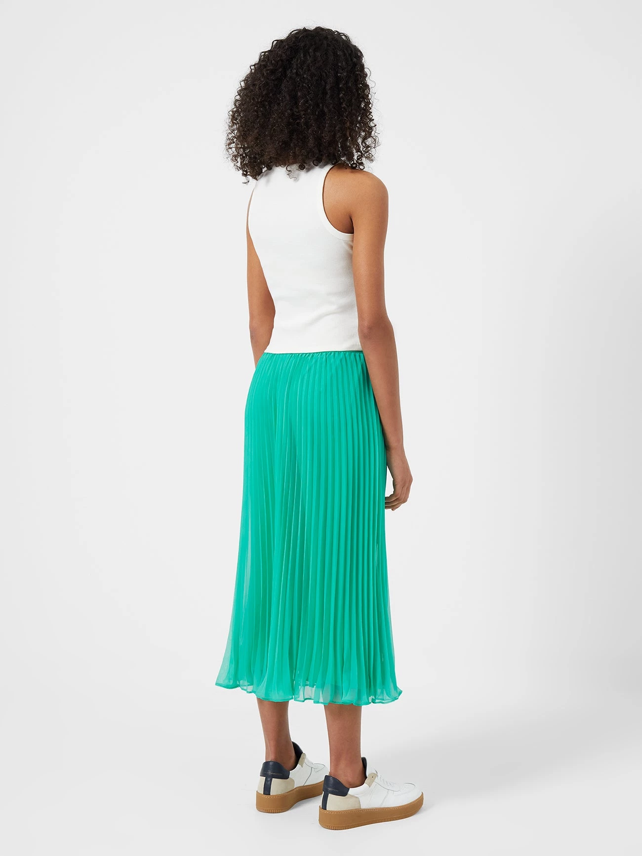 French Connection New In Ella Pleated Midi Skirt 7 French Connection New In Ella Pleated Midi Skirt