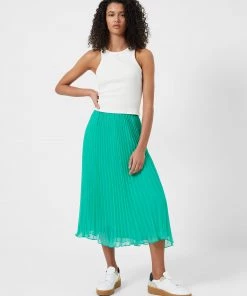 French Connection New In Ella Pleated Midi Skirt 11 French Connection New In Ella Pleated Midi Skirt