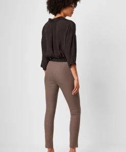 French Connection Calimero Stretch Mini Dogtooth Trousers