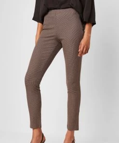 French Connection Calimero Stretch Mini Dogtooth Trousers