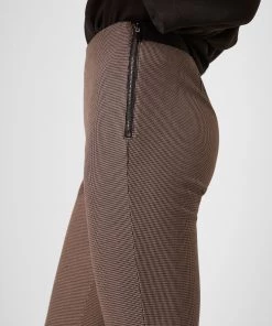 French Connection Calimero Stretch Mini Dogtooth Trousers