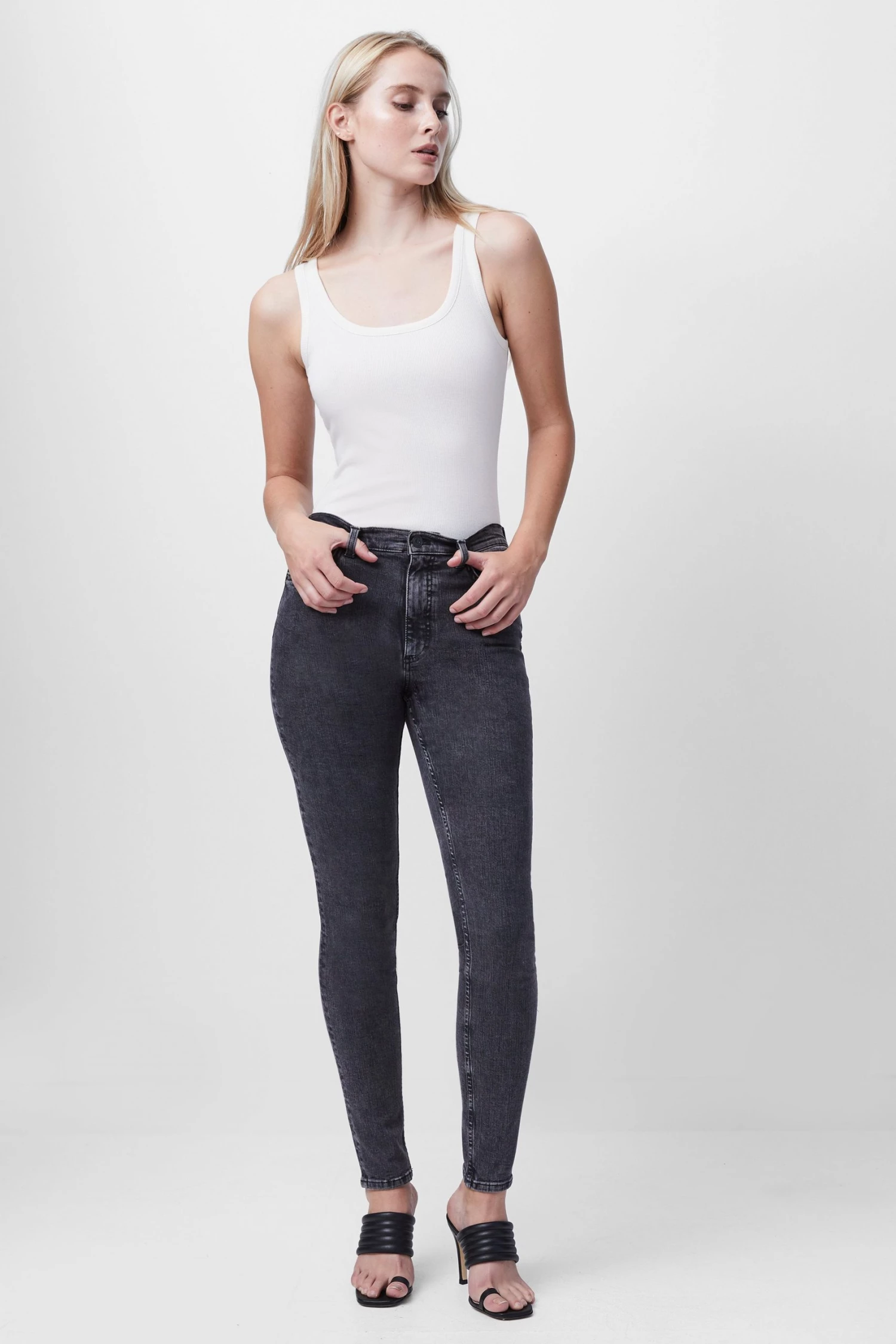 French Connection Rebound Recycled Skinny Jeans 30 Inch 4 French Connection Rebound Recycled Skinny Jeans 30 Inch