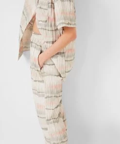 French Connection Hope Crinkle Trouser 8 French Connection Hope Crinkle Trouser