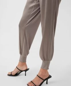 French Connection Trousers Renya Cupro Mix Media Joggers