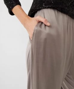 French Connection Trousers Renya Cupro Mix Media Joggers