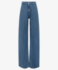 French Connection Zuzi Linen-Blend Denim Wide Jeans