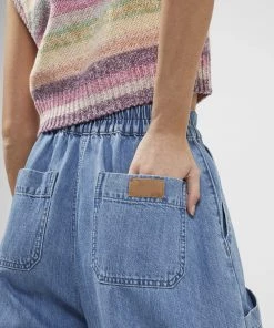 French Connection Zuzi Linen Denim Carpenter Jeans