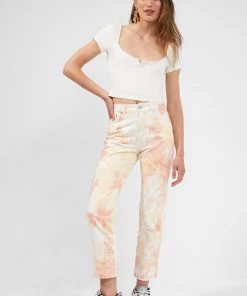 French Connection Organic Zaray Natural-Dye Cropped Jeans