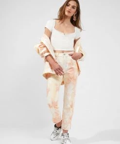 French Connection Organic Zaray Natural-Dye Cropped Jeans