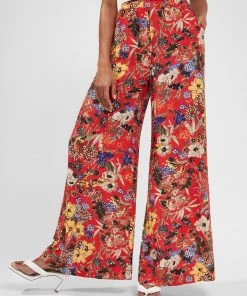 French Connection Blossom Delphine Wide-Leg Trousers