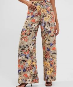 French Connection Blossom Delphine Wide-Leg Trousers