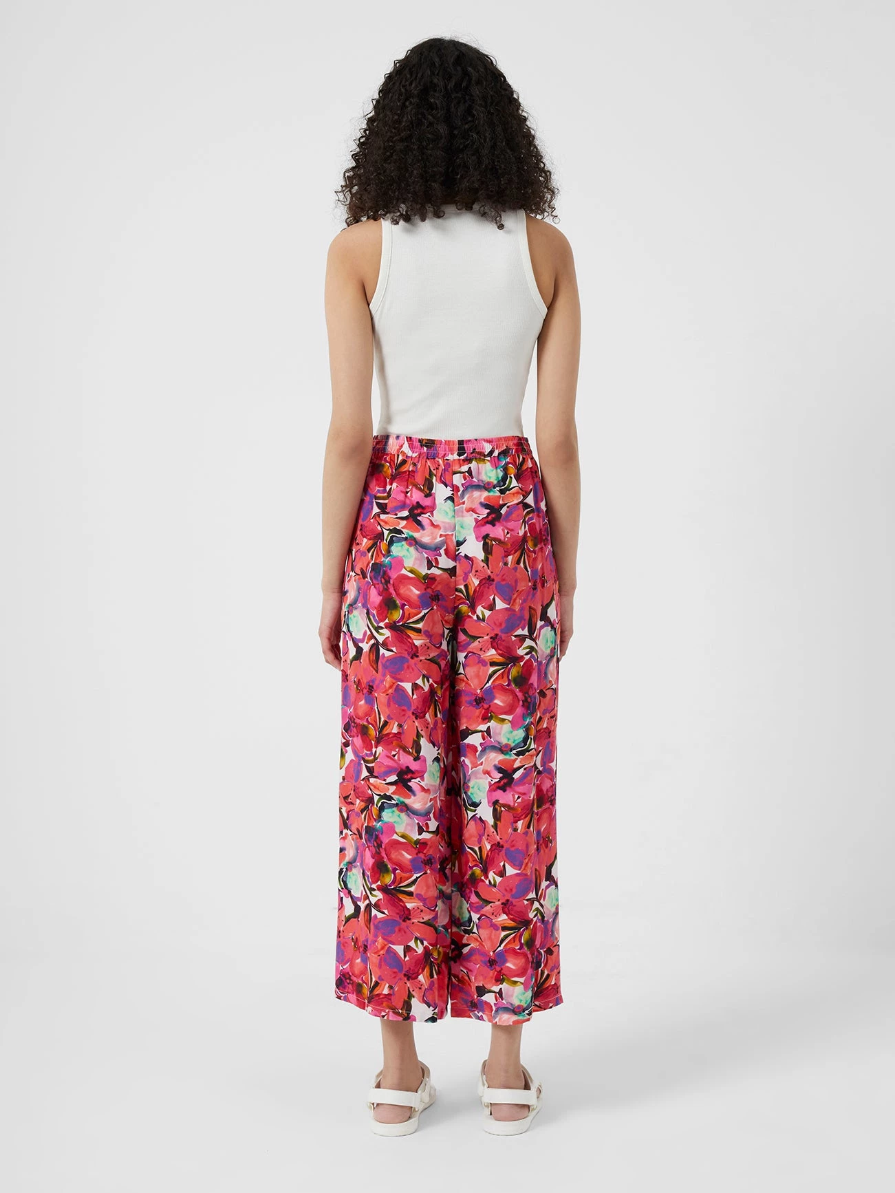 French Connection New In Adelphie Delphine Wide-leg Culotte Trousers 5 French Connection New In Adelphie Delphine Wide-leg Culotte Trousers
