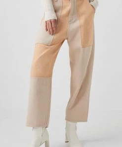 French Connection Last Chance To Buy Potter Organic Cotton Colour-Block Jeans