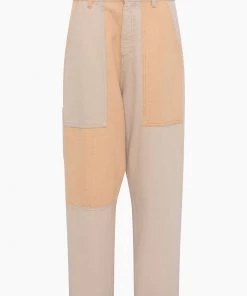 French Connection Last Chance To Buy Potter Organic Cotton Colour-Block Jeans